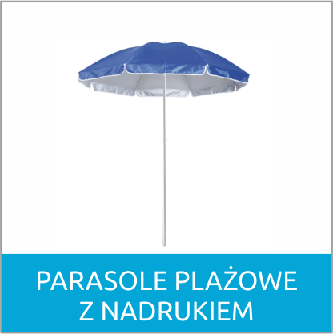 parasole plazowe z logo