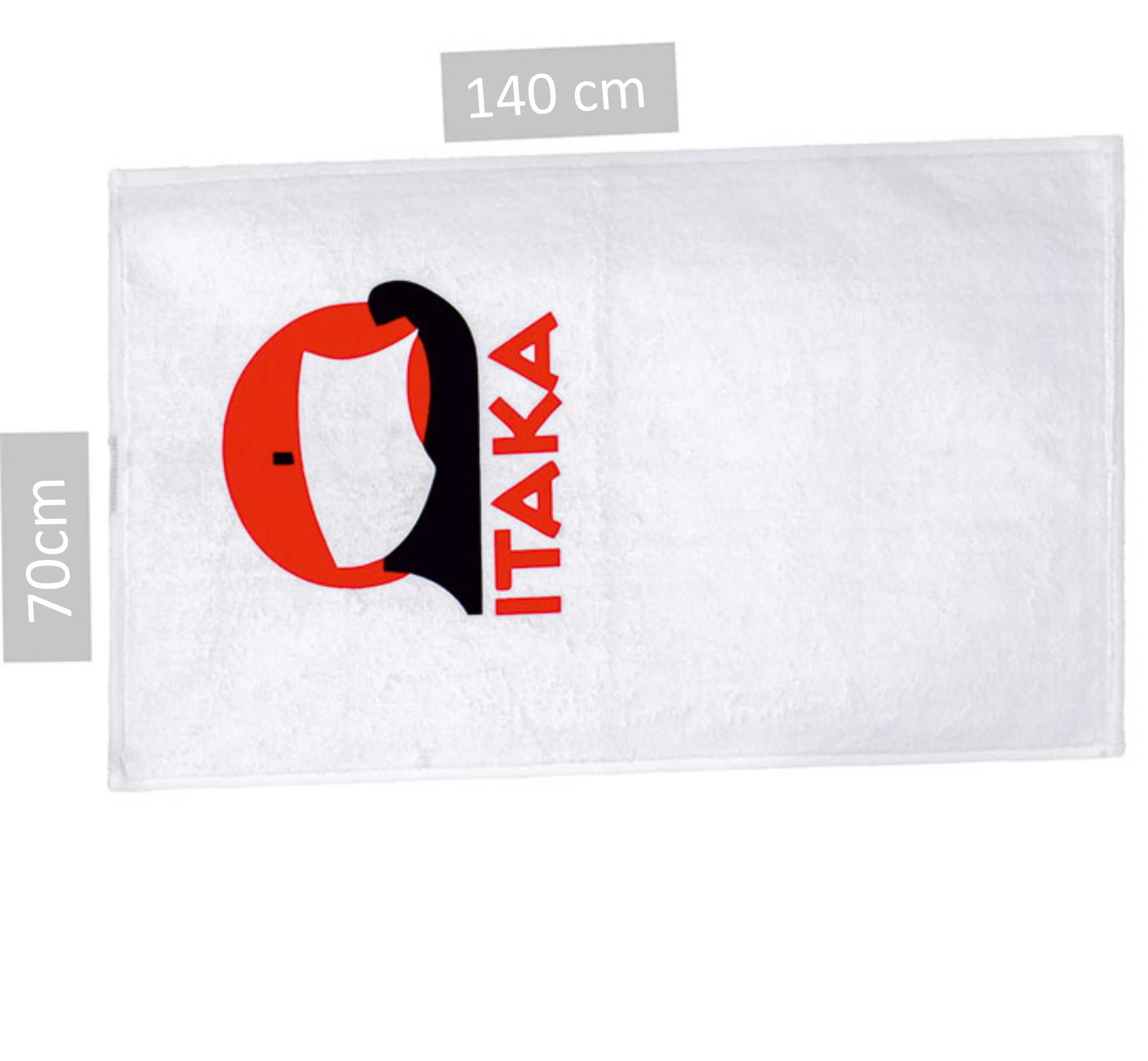 Plażowe ręczniki z logo nadrukiem